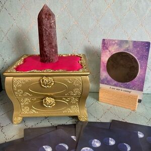 Strawberry Quartz Crystal Tower